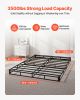 Box Spring, Queen Size Bed Frame with Washable Fabric Cloth, Heavy Duty Metal Frame for Queen Bed, 5.1 in Mattress Foundation