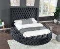 Hazel King 5 Pc Bedroom Set Made With Wood In Black Color