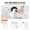 VEVOR White Stretch Spandex Chair Covers - 30 PCS, Folding Kitchen Chairs Cover, Universal Washable Slipcovers Protector, Removable Chair Seat Covers