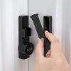 2 Packs Black 90 Degree Barn Door Lock, Mechanical Password Lock, Flip Latch with Combination,3 Digit Password Keyless, Protect Privacy, for Cabinets