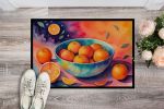 NEW Colorful Oranges Doormat Front Door Mat Indoor Outdoor Rugs for Entryway, Non Slip Washable Low Pile, 18H X 27W
