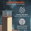 VEVOR Chimney Cap, 9 x 9 inch, 304 Stainless Steel Fireplace Chimney Cover, Not Easily Toppled & Practical Accessories & Easy Installation