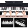GDP-105 88 Keys Standard Full Weighted Keyboards Digital Piano with Furniture Stand, Power Adapter, Triple Pedals, Headphone