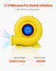 Inflatable Bounce House Blower 1&1.3HP 950W for Commercial Bounce House