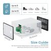 15-Pack Stackable Clear Shoe Box Organizer, Plastic Storage Bins for Closet Hallway & Bedroom