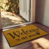 1pcs letter printed door mat of different sizes, absorbent, anti slip, wear-resistant decorative door mat suitable for doorways
