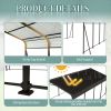 Metal Carport 12×20 Car Port, Outdoor Storage Heavy Duty Metal Canopy Multi-Use Garage Shed for Car and Truck