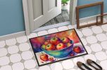 NEW Colorful Apples Doormat Front Door Mat Indoor Outdoor Rugs for Entryway, Non Slip Washable Low Pile, 18H X 27W
