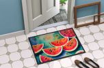 Colorful Watermelons Doormat Front Door Mat Indoor Outdoor Rugs for Entryway, Non Slip Washable Low Pile, 18H X 27W