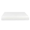 8 in. Gel Memory Foam Mattress with Breathable Aloe Vera Cover for Full Size Bed; White