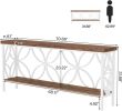 Long Sofa Table Behind Couch, Entry Console Table