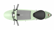 Electric Scooter with Foldable Seat w/35 Miles Operating Range & 15.5mph Max Speed - Green