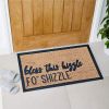 Funny Coir Doormat Hello There Welcome Front Porch Decor Doormat for The Entrance Way Outdoor with Heavy-Duty Non Slip Coconut Coir Doormat 30x17 inch
