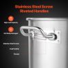 VEVOR Stainless Steel Stockpot, 42 Quart Large Cooking Pots, Cookware Sauce Pot with Strainer, Lid, and Handle, Heavy Duty Commercial Grade Stock Pot