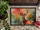 NEW Deer Stag Doormat Front Door Mat Indoor Outdoor Rugs for Entryway, Non Slip Washable Low Pile, 18H X 27W