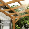 Barbecue and cooking pergola
