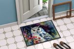 NEW Snowy Owl Doormat Front Door Mat Indoor Outdoor Rugs for Entryway, Non Slip Washable Low Pile, 18H X 27W