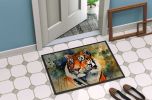 NEW Tiger Doormat Front Door Mat Indoor Outdoor Rugs for Entryway, Non Slip Washable Low Pile, 18H X 27W