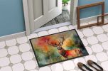NEW Deer Stag Doormat Front Door Mat Indoor Outdoor Rugs for Entryway, Non Slip Washable Low Pile, 18H X 27W