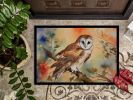 NEW Barn Owl Doormat Front Door Mat Indoor Outdoor Rugs for Entryway, Non Slip Washable Low Pile, 18H X 27W