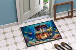 NEW Treasure Chest Doormat Front Door Mat Indoor Outdoor Rugs for Entryway, Non Slip Washable Low Pile, 18H X 27W