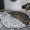 Modern Geometric Non-Slip Soft Bath Mat 16" x 24" Rectangle Abstract Bathroom Rug