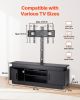 VEVOR 60" TV Stand with Mount for up to 75 in TVs, Entertainment Center with Power Outlet & LED Lights