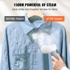 VEVOR Standing Steamer with Foldable Garment Hanger, 0.5Gallon Water Tank for 90 Minutes Continuous Steaming