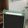 Art Easel with Paper Roll, Blackboard, Whiteboard, Storage, Green