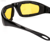 3 pairs Motorcycle Sports Biker Riding Glasses Wind Resistant Eye Protection Sports Goggles Cycling Glasses Sunglasses Yellow Color(TK/TMEU for self-p