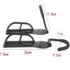 Wall-Mounted Storage Hook for Bikes and Scooters, Movable Garage Rack with 50 lbs Capacity