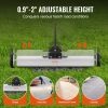 VEVOR 55Lbs Rolling Magnetic Sweeper with Wheels,Push-Type Magnetic Pick Up Sweeper, 24-inch Large Magnet Pickup Lawn Sweeper with Telescoping Handle