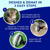 Black pet hair removal dog brush for hair removal - indoor cats use cat brush