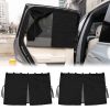 2 Pack Car Window Shades ,Vehicle Magnetic Sun Shade for Side Window, 3 Adjustable Shading Modes, Polyester Mesh Privacy Curtain