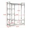 Coat Racks with Adjustable Foot for Closet