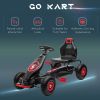 Aosom Kids Pedal Go Kart Ride-on Toy with Ergonomic Comfort, Pedal Car with Tough, Wear-Resistant Tread