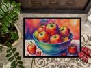 NEW Colorful Apples Doormat Front Door Mat Indoor Outdoor Rugs for Entryway, Non Slip Washable Low Pile, 18H X 27W