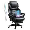Big and Tall Office Chair 500 lbs, Extra Wide High Back Office Chair for Heavy People