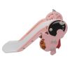 Toddler Slide for Indoor Use, Pink+White