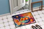 NEW Colorful Oranges Doormat Front Door Mat Indoor Outdoor Rugs for Entryway, Non Slip Washable Low Pile, 18H X 27W