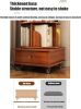Rotating Bookshelf, 360 Display Corner Bookshelf for Small Space, 6 Tier Bookcase Storage Rack with Wheels, Wood Narrow Organizer for Bedroom