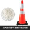 VEVOR 6Pack 36" Traffic Cones, Safety Road Parking Cone with Black Weighted Base, PVC Orange Traffic Safety Cones