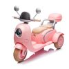 12V Two-seater Kids Ride On Level Up Electric Motorcycle,2wd,Three-wheel Toy w/Music,Bluetooth,USB,Backseat flip adult seat