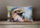 Watercolor Birds Throw Pillow Throw Pillow for Indoor Couch Bed Outdoor Patio Washable, Eagle 3216,12Hx16W