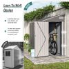 Campcraft Optional two-color storage shed, single hinge door, solid structural design, good ventilation, surface with protective film