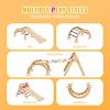 VEVOR Pikler Triangle Set, 5 in 1 Toddler Climbing Toys Indoor Playground, Ramp, and Arch, Montessori Climbing Set with Triangle