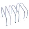 3 Bikes Floor Bike Stand, Bike Parking Rack Garage Bike Storage Stand Indoor/Outdoor 22-28" Wheel Stand, Max. Tire Width 2.15",galvanization