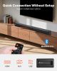Sound Bar for Smart TV, 2.0 Channel, 32-Inch 2 in 1 Detachable Soundbar TV Speakers, with Bluetooth HDMI AUX USB Connection, Remote Control