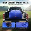 VEVOR 400L/105.7 Gallon Water Storage Bladder, RV Water Tank, 1000D Blue PVC Collapsible Water Storage Containers, Large Capacity Soft Water Bag