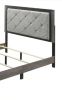 Jehoram Gray Linen & Gray Finish Eastern King Bed